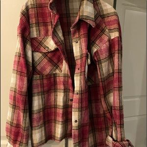 Pink plaid jacket